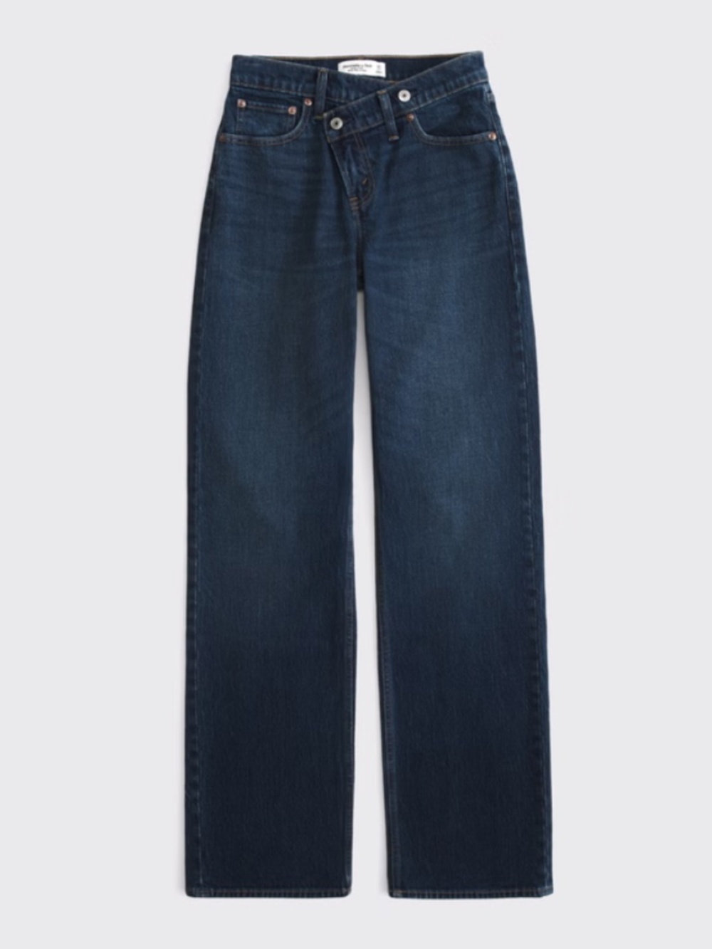 Abercrombie & Fitch NWOT High Rise 90's Relaxed Crossover Waistband Jeans